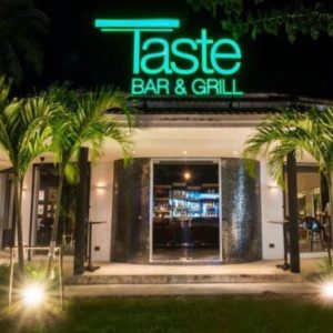 Building front of Taste Bar & Grill in Bangtao